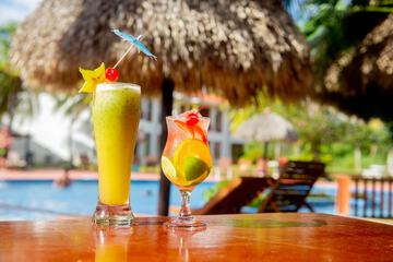 Poolside bar