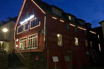 Front of property - evening/night