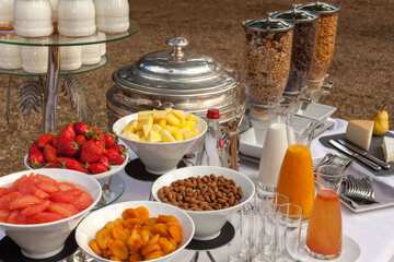 Breakfast buffet