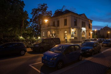 Front of property - evening/night