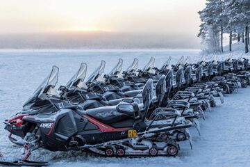 Snowmobiling