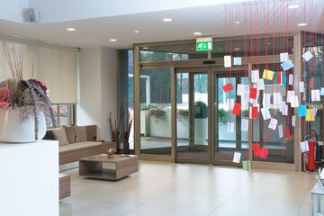 Interior entrance