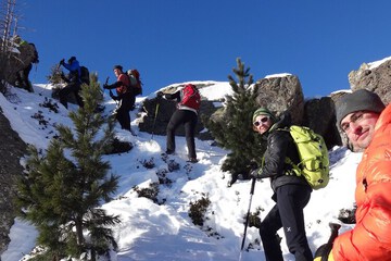Snowshoeing