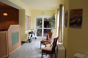 Interior entrance