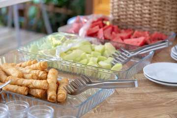 Breakfast buffet