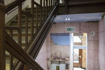 Interior entrance