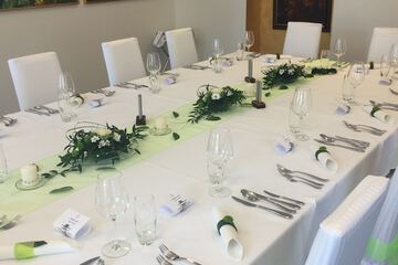 Couples dining