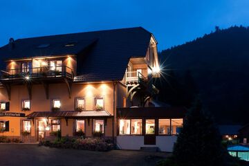 Front of property - evening/night