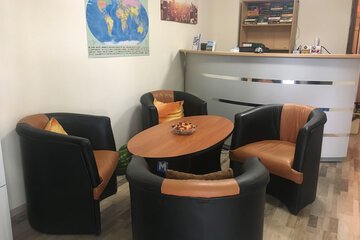 Lobby sitting area