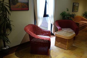 Lobby sitting area
