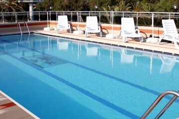 Rooftop pool