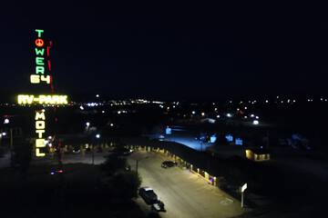 Front of property - evening/night