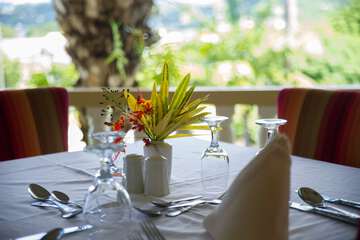 Breakfast area