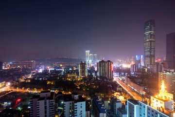 Front of property - evening/night
