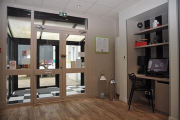Interior entrance