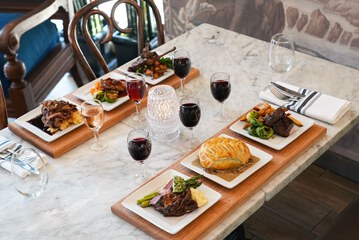 Couples dining