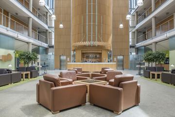 Lobby sitting area