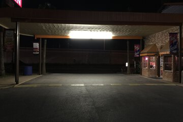 Front of property - evening/night
