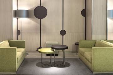 Lobby sitting area