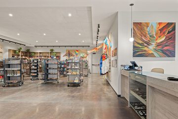 Check-in/check-out kiosk