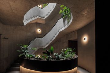 Interior entrance