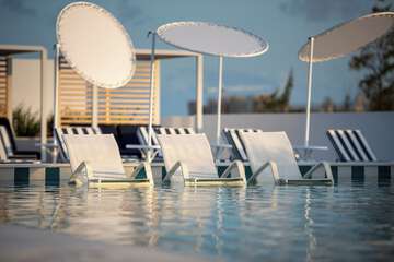 Rooftop pool