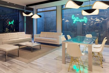 Lobby sitting area