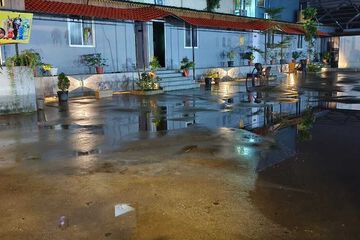 Front of property - evening/night