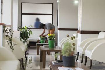 Lobby sitting area