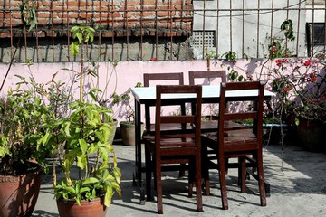Breakfast area