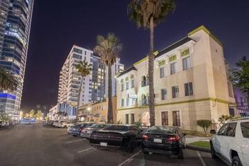 Front of property - evening/night