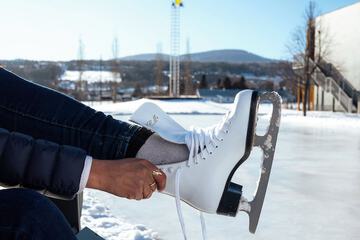 Ice skating