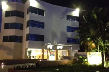 Front of property - evening/night