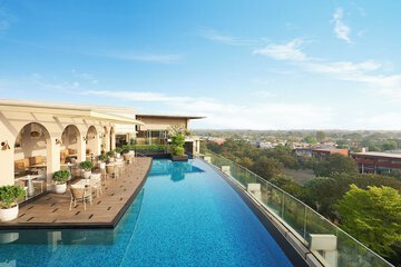 Rooftop pool
