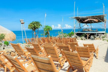 Outdoor wedding area