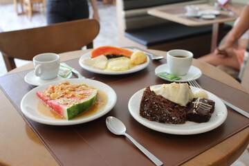 Breakfast buffet