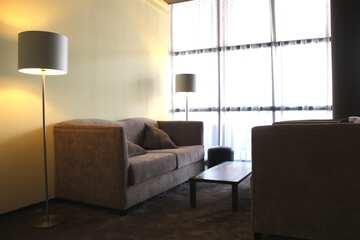 Lobby sitting area