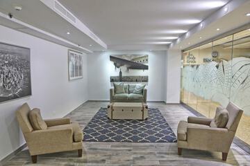 Lobby sitting area