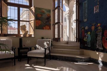 Lobby sitting area
