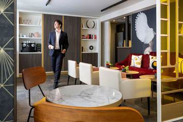 Lobby sitting area