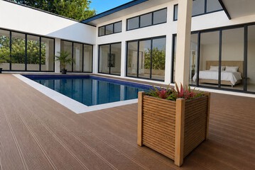 Courtyard view