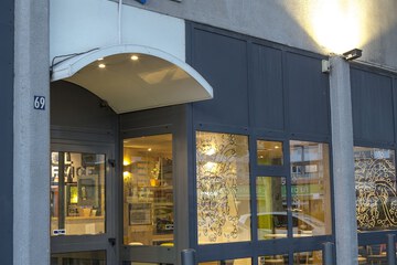Front of property - evening/night