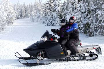 Snowmobiling