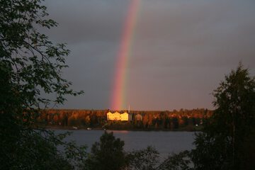 Front of property - evening/night