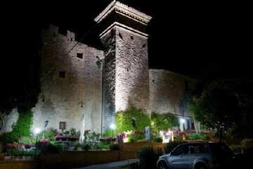 Front of property - evening/night