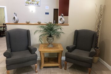 Lobby sitting area