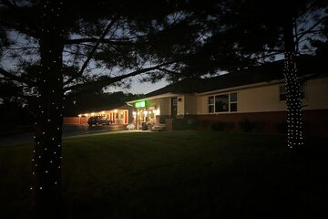 Front of property - evening/night