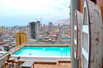 Rooftop pool