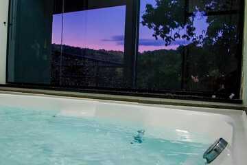 Private spa tub