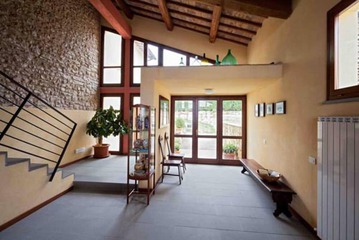 Interior entrance